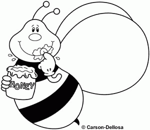 Pszczoły kolorowanki